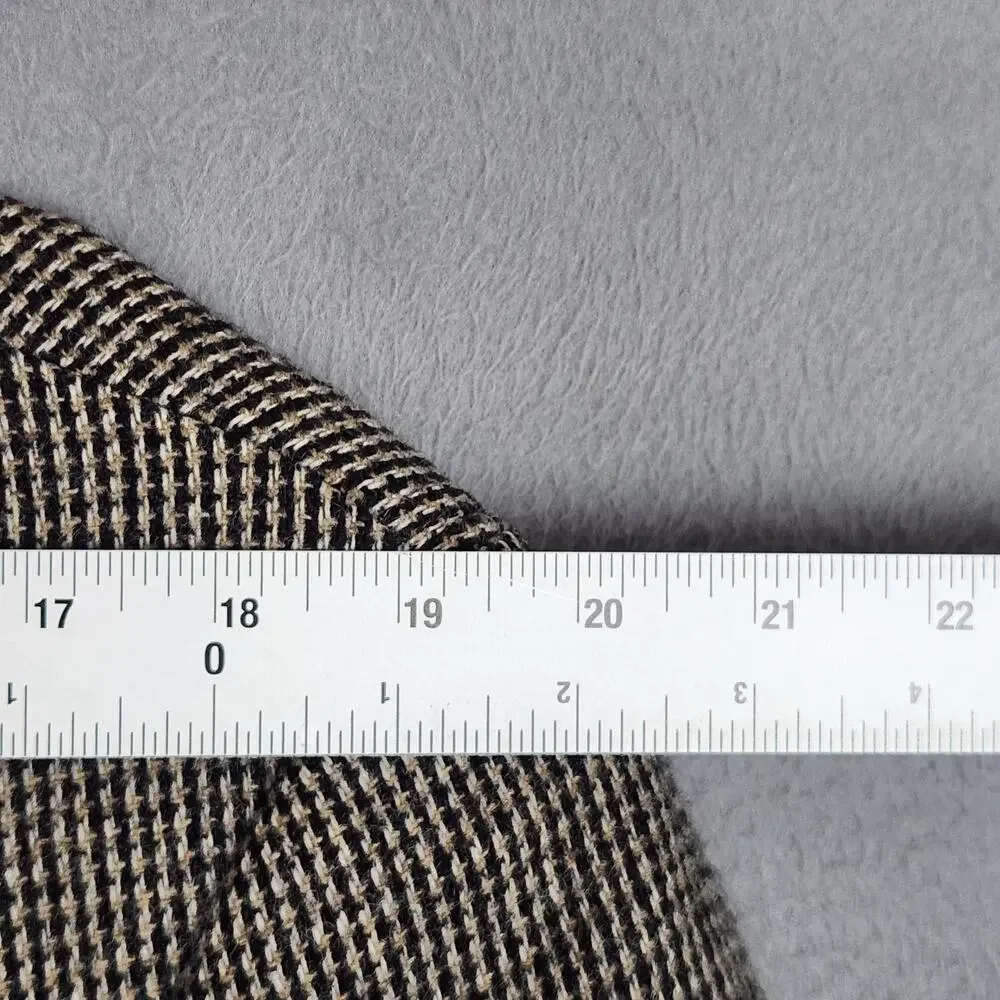 VINTAGE EVAN-PICONE Blazer Mens 41 Brown Houndstooth Wool Elbow Patch Jacket USA